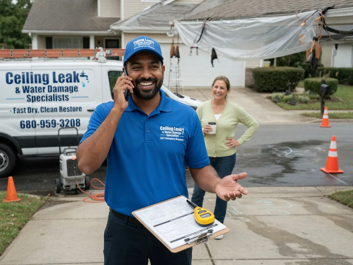 Ceiling Leak Cleanup Hickory Valley, TN FAQs